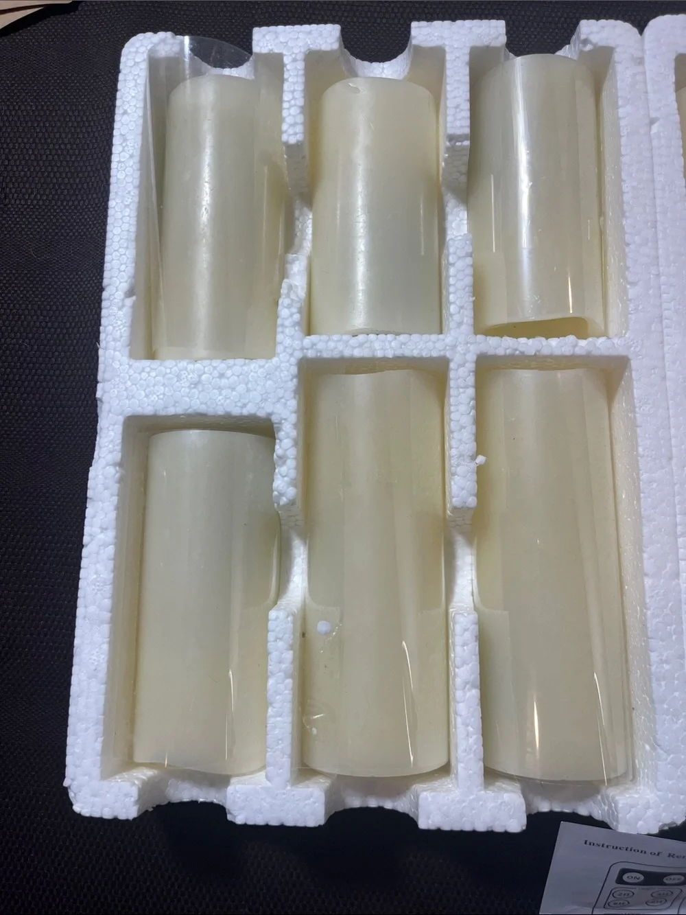 9 - 2” Battery operated Candles with 2 Remotes NIB
